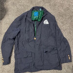 Tommy Bahama Navy Jacket with Green Accents